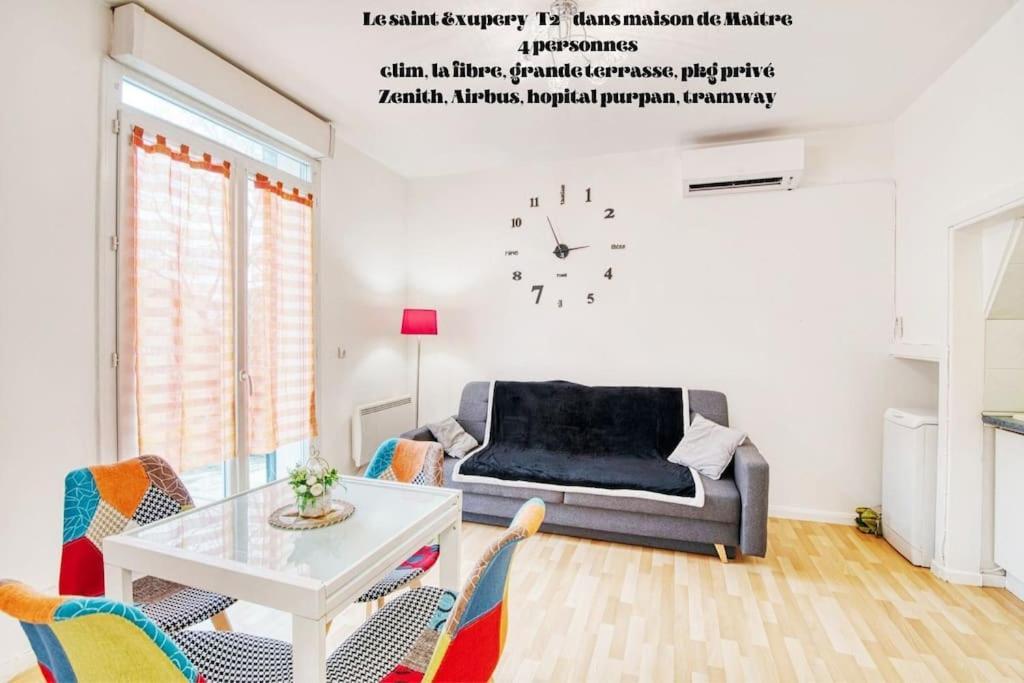 T2 Ds Villa-Terrasse-Clim-Pkg-Meet- Zenith-Odyssud Toulouse Dış mekan fotoğraf